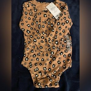 Cheetah print onesie